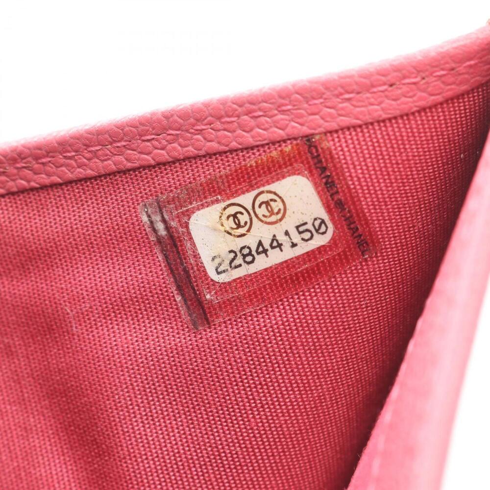 CHANEL Pink Caviar Leather Wallet - Picture 6 of 8